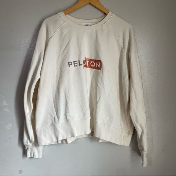 PELOTON embroidered‎ logo crewneck sweatshirt Women's size 2X - Picture 2 of 7